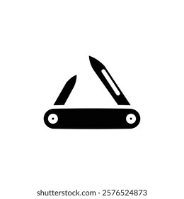 Swiss knife icon web design in vector