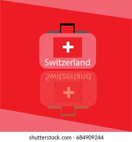 Swiss National Day vector First aid vector
