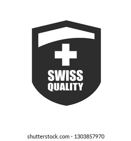 swiss quality shield.label,sticker.