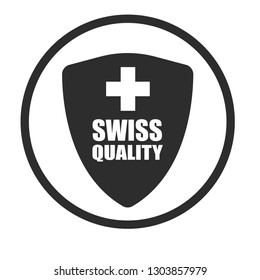 swiss quality shield.label,sticker.