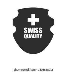 swiss quality shield.label,sticker.
