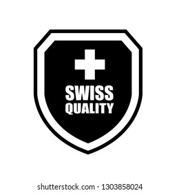 swiss quality shield.label,sticker.