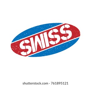 Swiss sign vector illustration