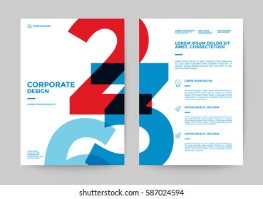 Swiss style background for Corporate Identity Template Poster Brochure Flyer design Layout vector template