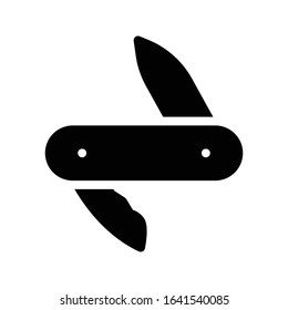 Swiss vector glyph flat icon 