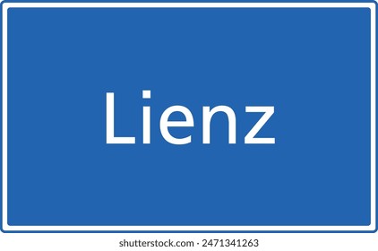 Swiss zip code postal code sign for 9464 Lienz St. Gallen Switzerland