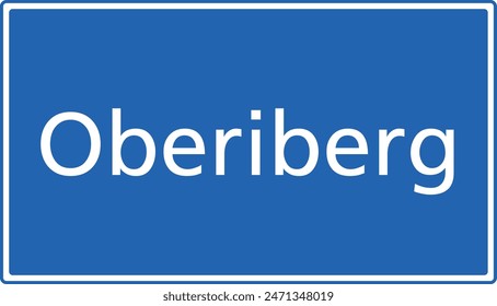 Swiss zip code postal code sign for 8843 Oberiberg Schwyz Switzerland