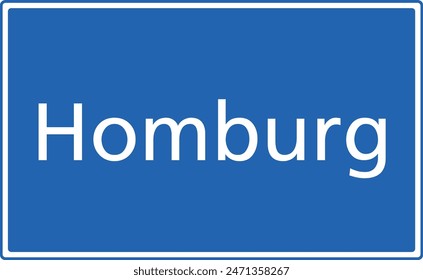 Swiss zip code postal code sign for 8508 Homburg Thurgau Switzerland