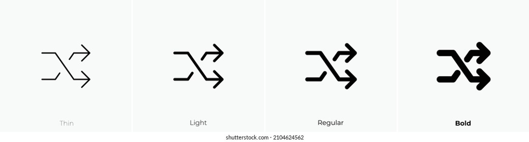switch 2 icon. Thin, Light Regular And Bold style design isolated on white background