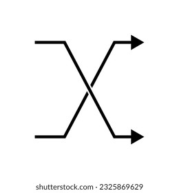 Switch Arrow Icon. Change Symbol.