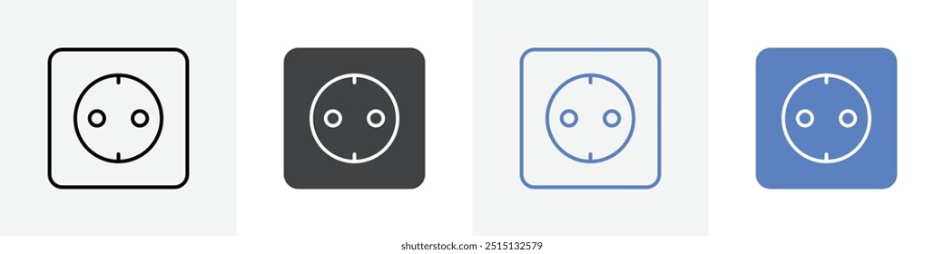 switch board icon vector set use for web ui or app