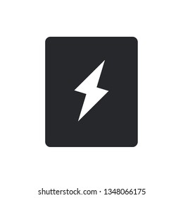 switch box flat vector icon