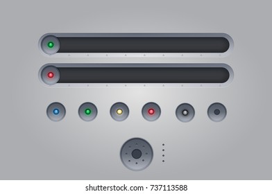 Switch Button, EPS10, Vector Illustration, Template
