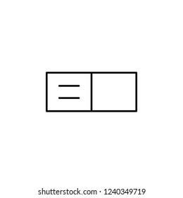switch button icon. Element of simple icon. Thin line icon for website design and development, app development. Premium icon