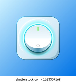 Switch Button Icon Logo Vector