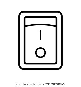 switch button icon vector design template in white background