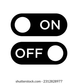 switch button icon vector design template in white background