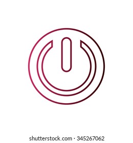 Switch button icon . Vector illustration.