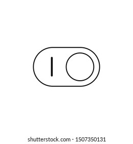 Switch button power vector icon
