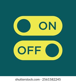 Switch button trendy artwork ravishing abstract vector illustration colorful applicative design.eps