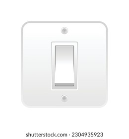 Switch button or turn on turn off power vector illustration