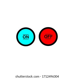 switch button vector design isolated white 