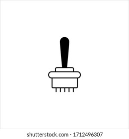 switch button vector design isolated white 