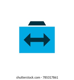 Switch cam icon colored symbol. Premium quality isolated photography element in trendy style.