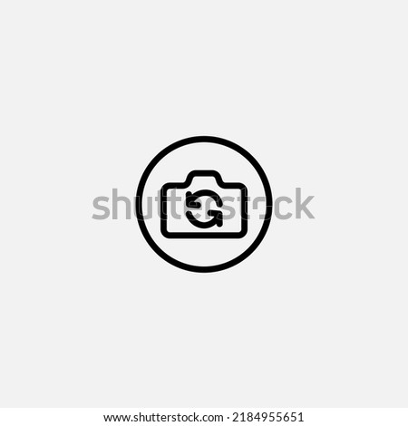 Switch camera icon sign vector,Symbol, logo illustration for web and mobile