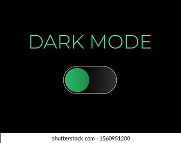 Switch to dark mode. Night mode. Toggle Element for Mobile App, Web Design. Light and dark mode. Vector