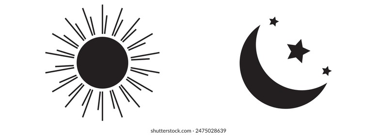 Switch element button for light or dark theme design eps 10