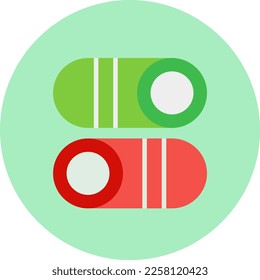 Switch Flat Vector Icon Design