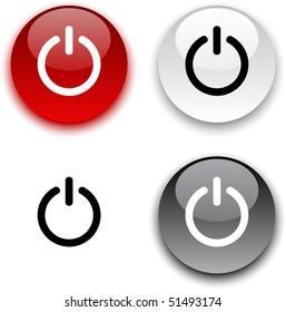 Switch Glossy Round Vector Buttons Stock Vector (Royalty Free) 51493174 ...