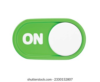 Switch icon 3d render vector illustration transparent