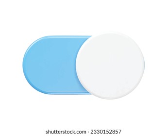 Switch icon 3d render vector illustration transparent