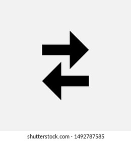 Switch Icon. Exchange  Illustration. Applied as Trendy Symbol for Design Elements, Websites, Presentation and Application - Vector.