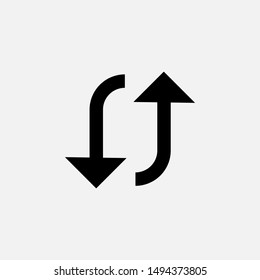 Switch Icon. Exchange Symbol for Design Elements, Websites, Presentation and Application - Vector.