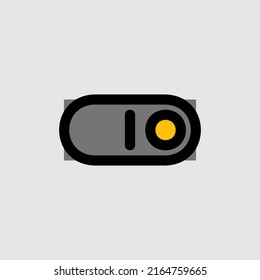 Switch icon in filled line style about essentials, use for website mobile app presentation