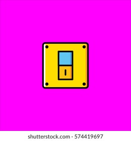 switch icon flat design