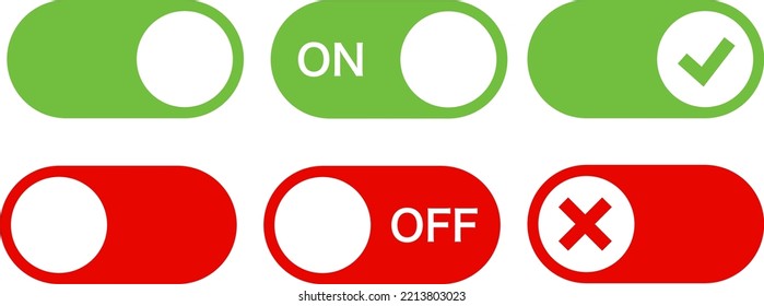 Switch icon illustration set : vector