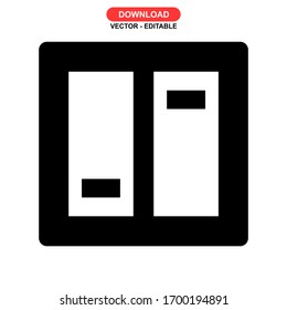 switch icon or logo isolated sign symbol vector illustration - high quality black style vector icons
