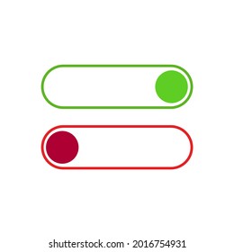 switch icon on gray background, vector illustration