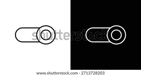 Switch icon, outline vector sign, logo design download