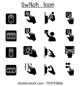 Switch icon set 