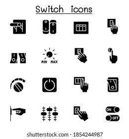 Switch icon set vector illustration graphic design