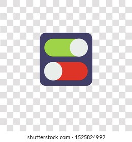 switch icon sign and symbol. switch color icon for website design and mobile app development. Simple Element from essential collection collection for mobile concept and web apps icon.