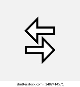 Switch Icon - Sign & Symbol Logo Vector.