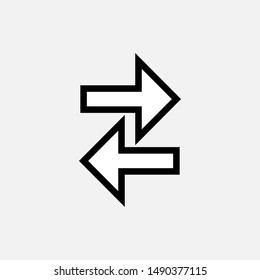 Switch Icon - Sign & Symbol Logo Vector.
