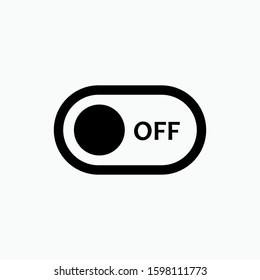 Switch Icon.  A Simple Vector Sign & Trendy Symbol for Design and Electrical Websites, Presentation or Apps Elements.