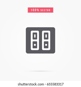 switch icon for turn on or turn off